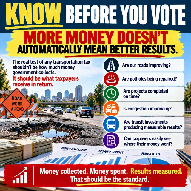 Know Before You Vote: More money doesn’t automatically mean better results. Money collected, money spent, results measured: that should be the standard.